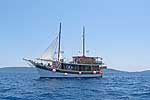 Kreuzfahrten mit der Orkan ab Hafen Trogir - Kroatien Route T1: 1-wöchige Kreuzfahrt