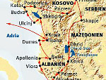 Albanien-Montenegro-Kosovo-Mazedonien